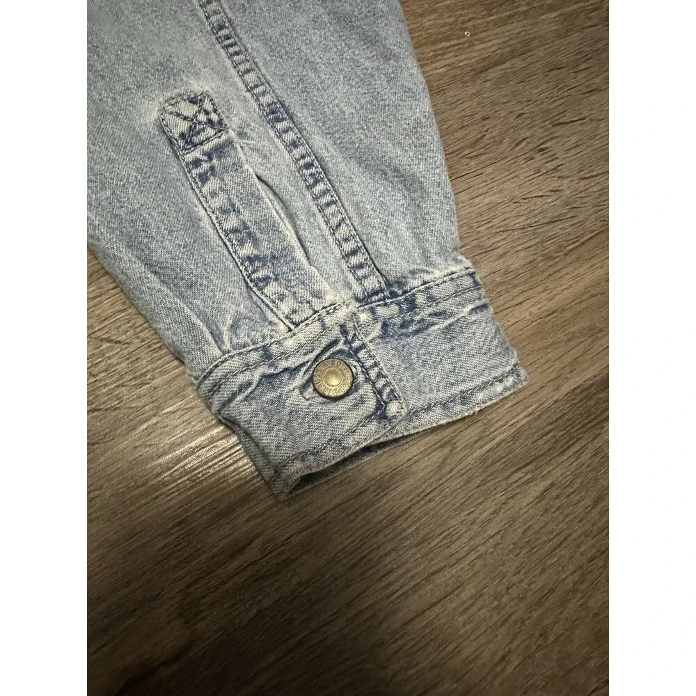 VTG Levi's 1995 Red Tab Denim‎ Shirt Men's XL Light Wash Cotton Button Down 90s